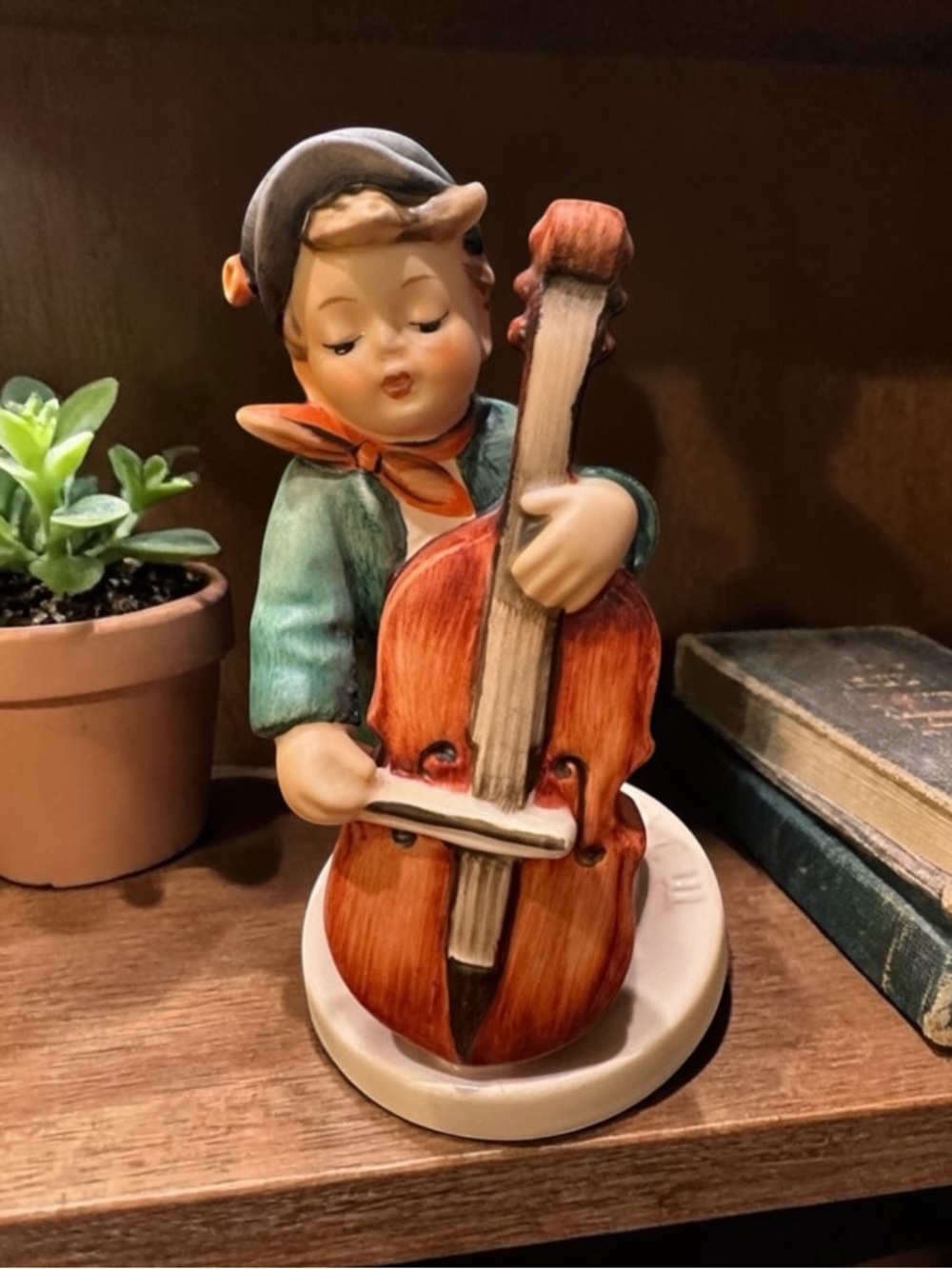 Vintage Goebel Hummel “Sweet Music” HUM 186 Figurine – Cello - W. Germany